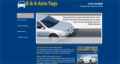 Desktop Screenshot of bkautotags.com